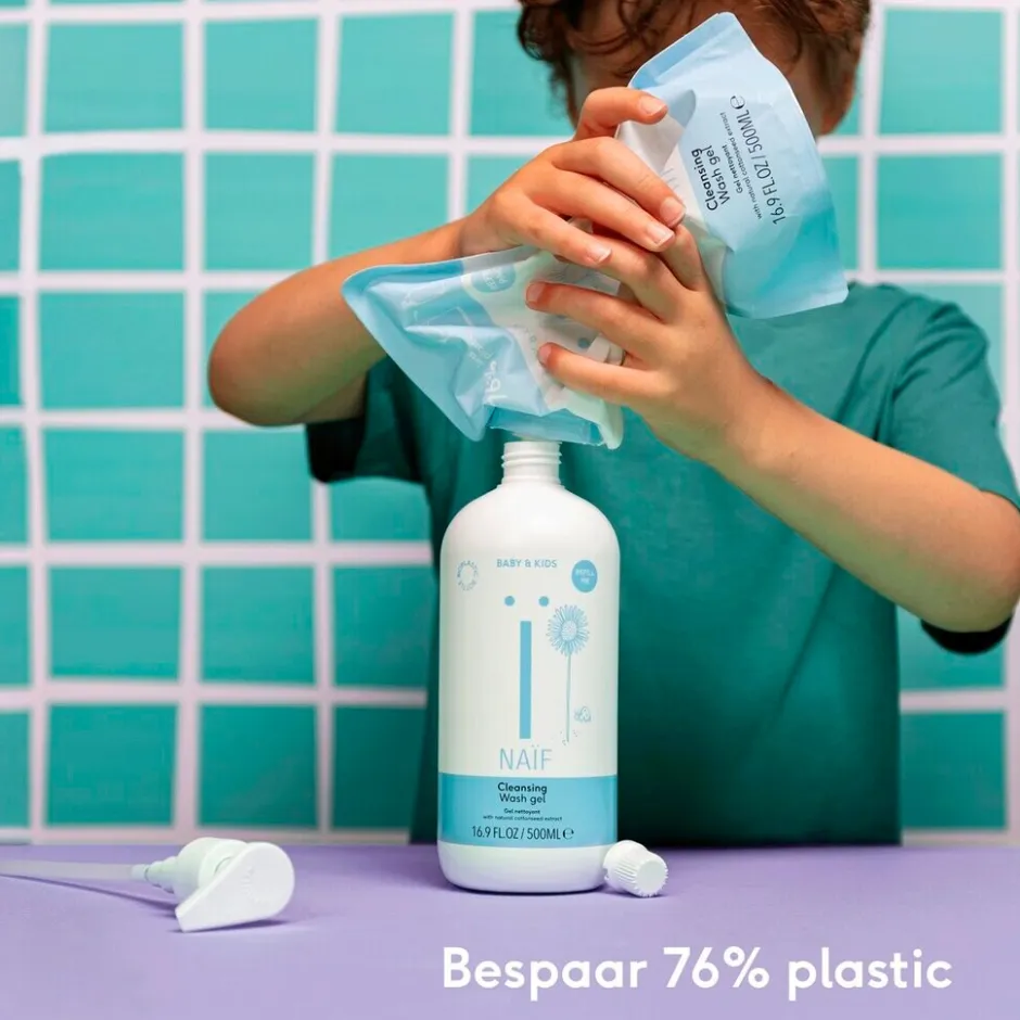 New Naïf Baby & Kids Wash Gel Navulling