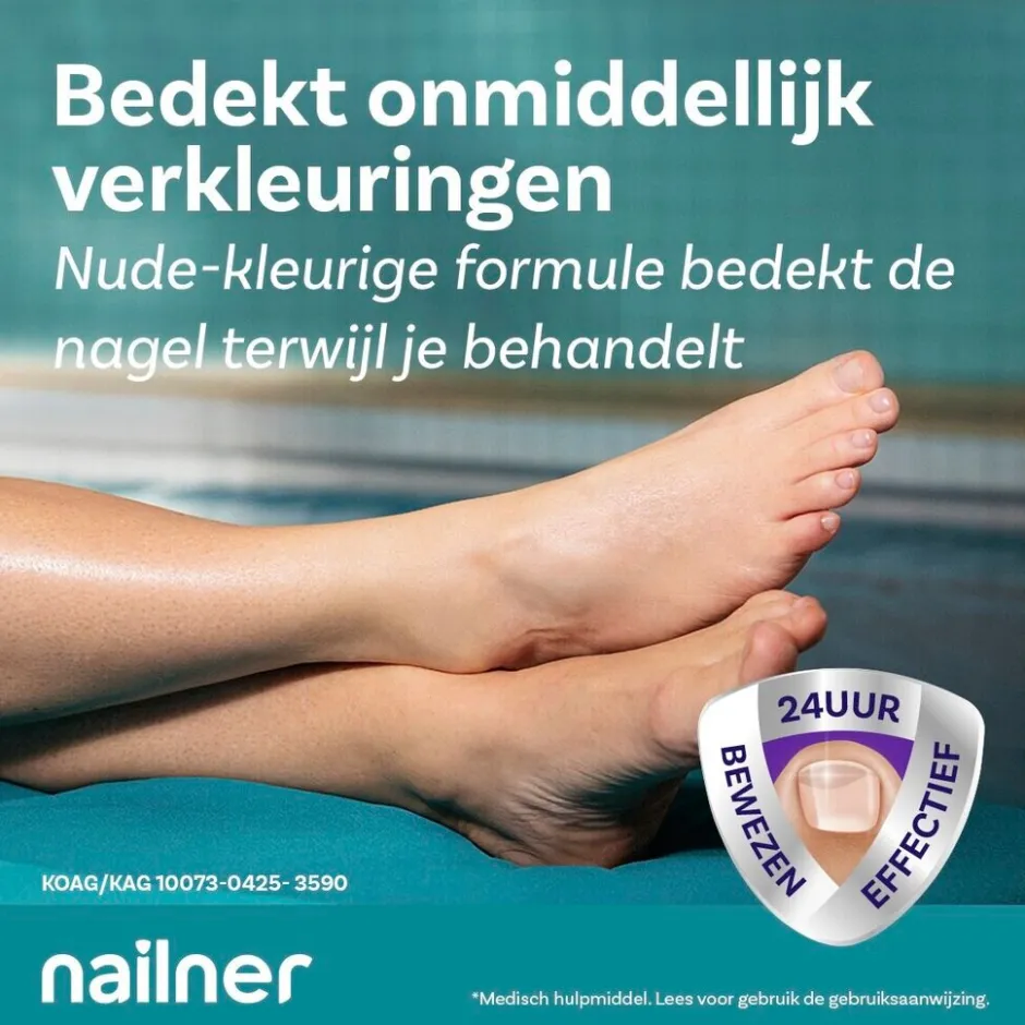 Outlet Nailner Active Cover Kalknagelbehandeling en Nagellak