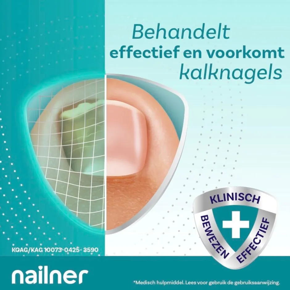 Outlet Nailner Active Cover Kalknagelbehandeling en Nagellak