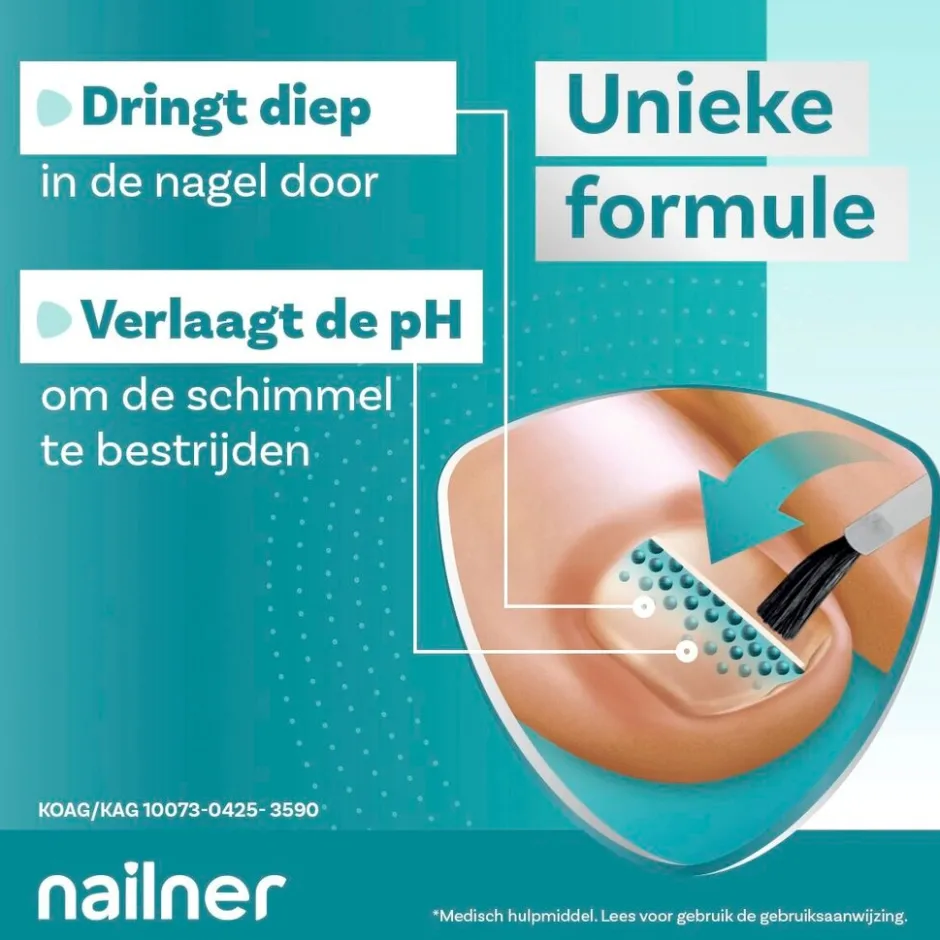 Outlet Nailner Active Cover Kalknagelbehandeling en Nagellak