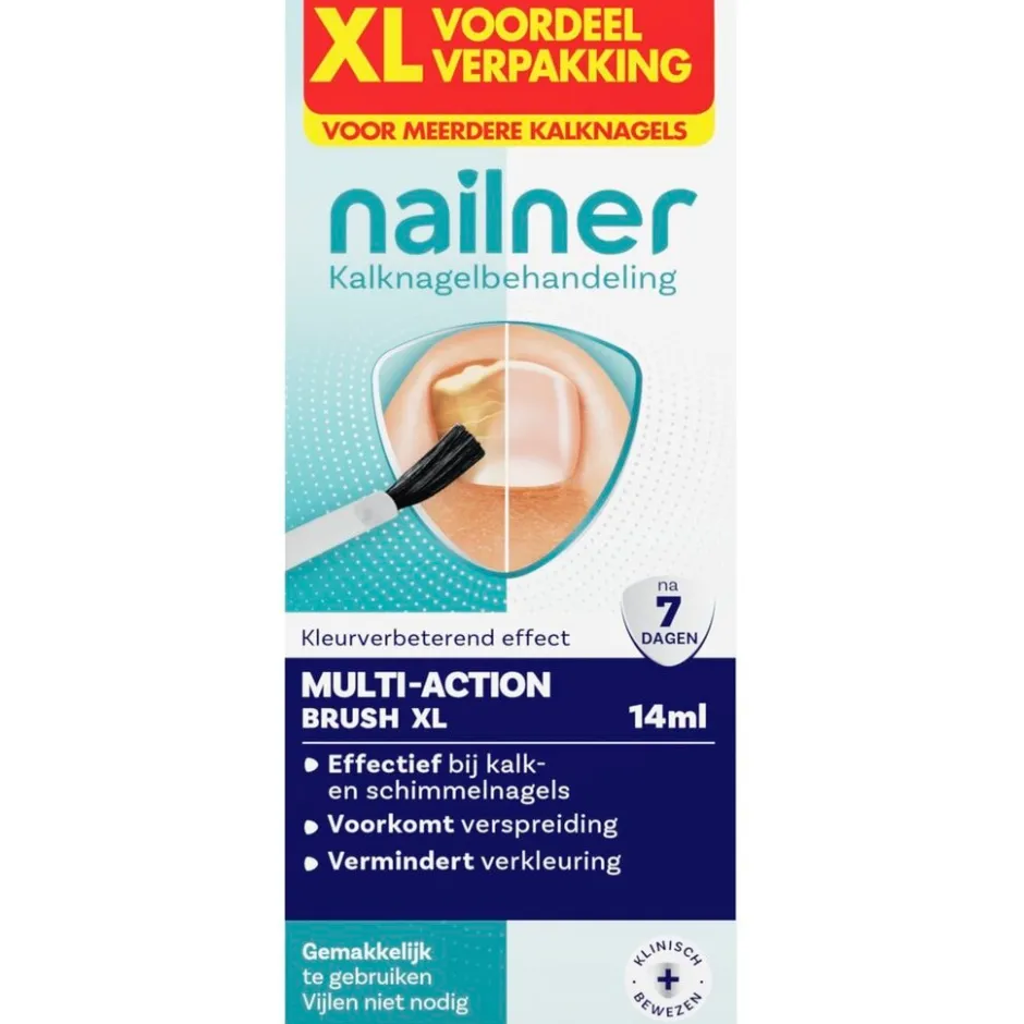 Discount Nailner 2-in-1 Kalknagelkwastje