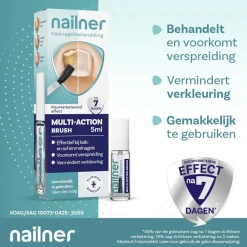 New Nailner Multi-Action 2-in-1 Kalknagelkwastje