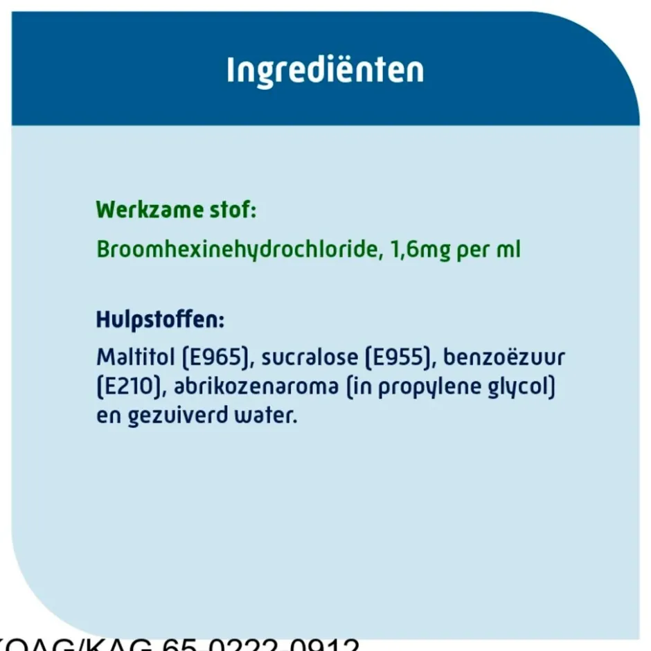 New Natterman Broomhexine Extra Sterk 8mg/5ml Hoestdrank