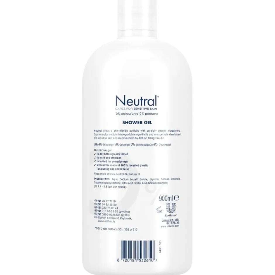New Neutral Sensitive Skin Shower Gel
