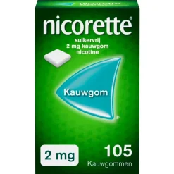 Sale Nicorette Classic 2mg Suikervrije Kauwgom