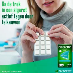 Best Nicorette Fresh Fruit 2mg Suikervrije Kauwgom