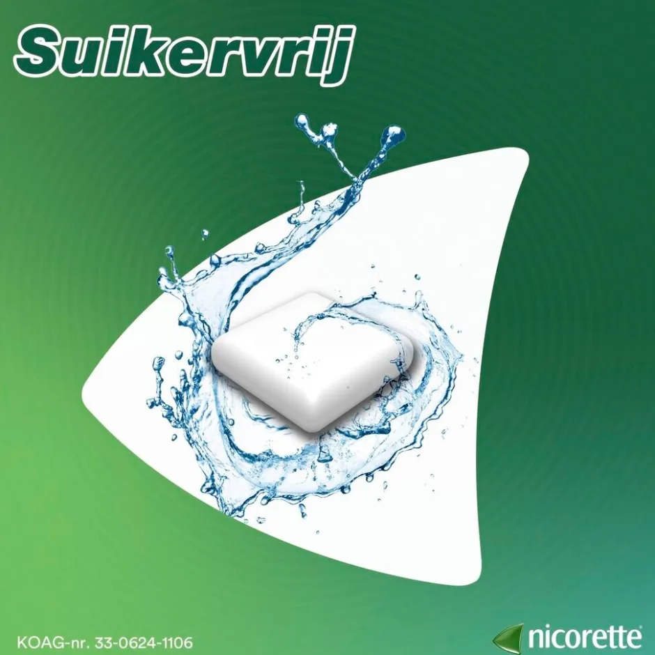 Sale Nicorette Menthol Mint 4mg Suikervrije Kauwgom