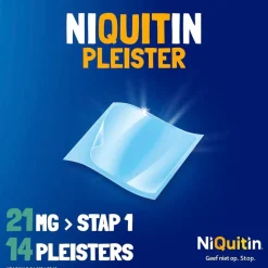 Hot Niquitin Clear Pleister Stap 1 - 21 mg - Nicotinepleister