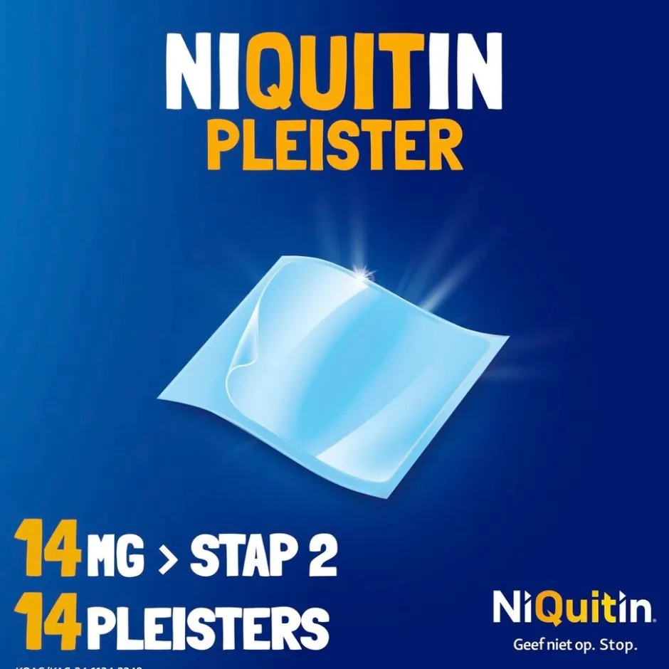 Online Niquitin Clear Pleister Stap 2 - 14 mg - Nicotinepleister