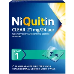 Outlet Niquitin Clear Pleister Stap 1 - 21 mg - Nicotinepleister