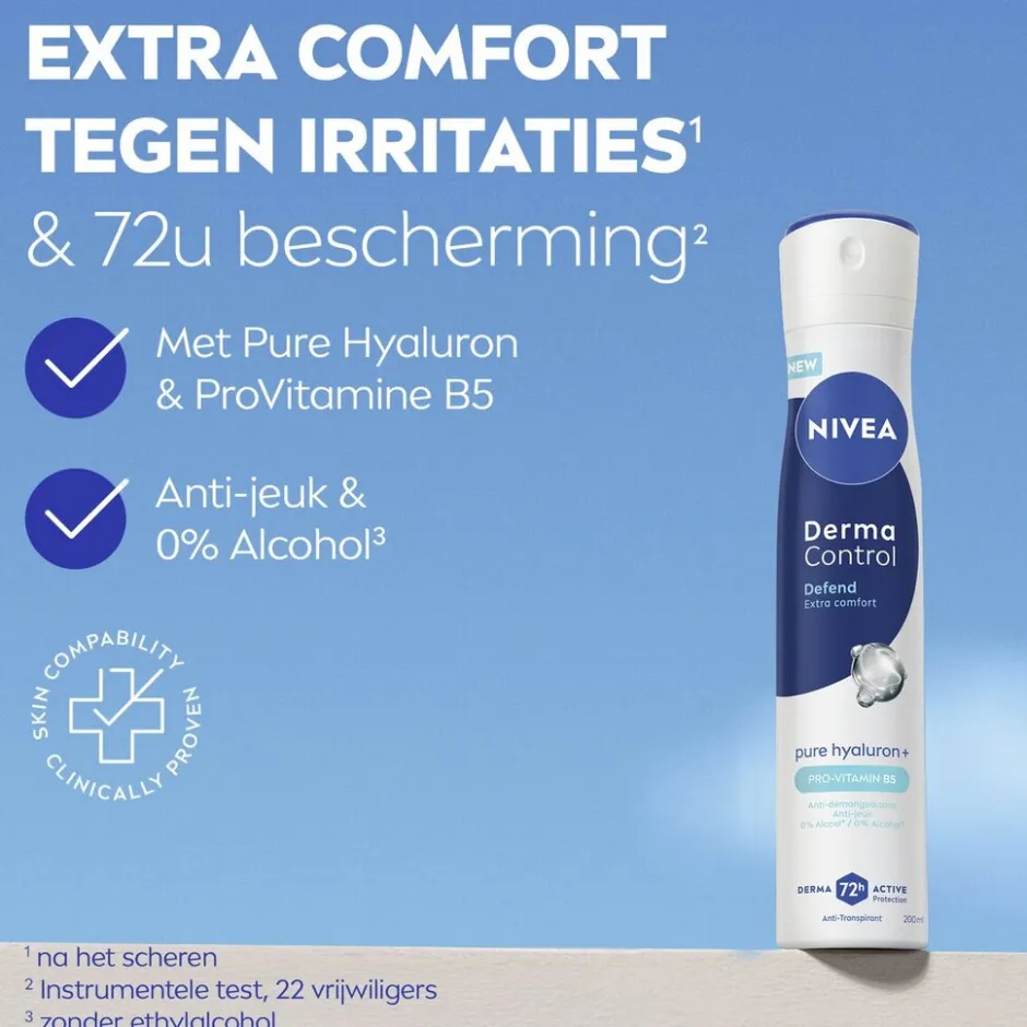 Clearance Nivea Derma Control Defend Antitranspirant Spray
