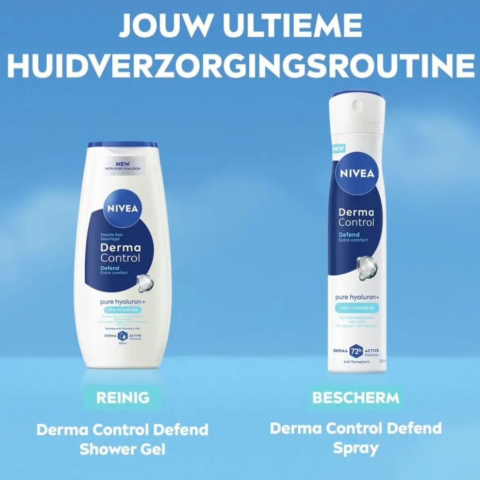 Clearance Nivea Derma Control Defend Antitranspirant Spray