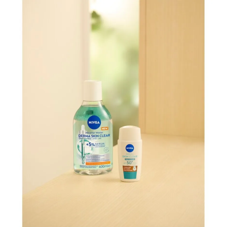 Clearance Nivea Skincare Nivea Derma Skin Clear Dagelijkse Anti-Uv Fluïde