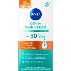 Clearance Nivea Skincare Nivea Derma Skin Clear Dagelijkse Anti-Uv Fluïde