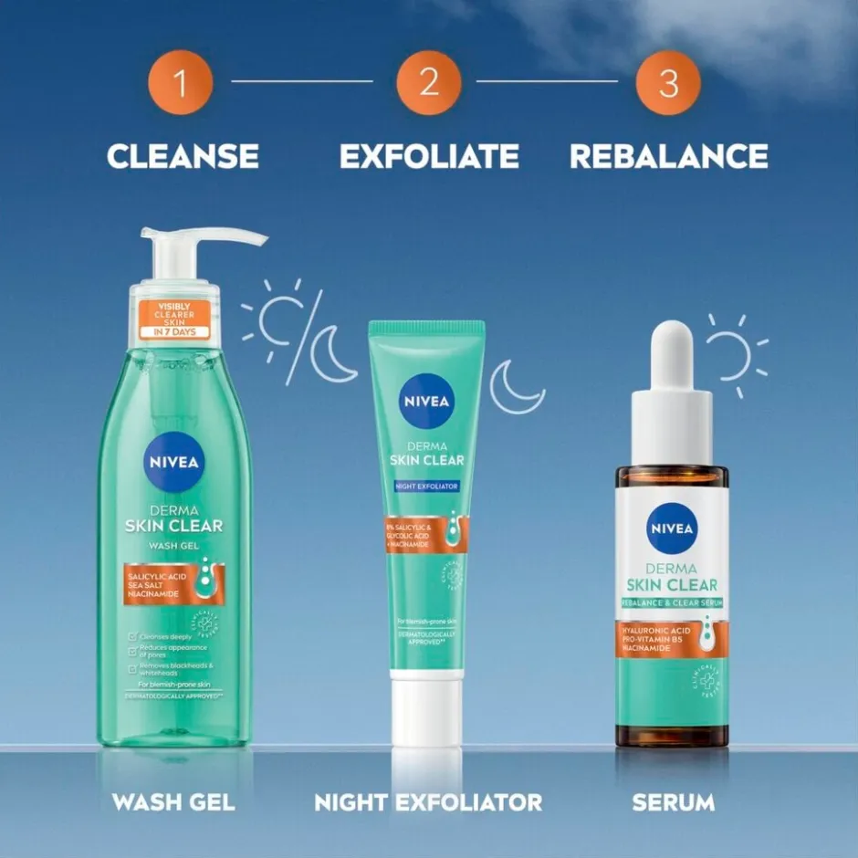 New Nivea Skincare NIVEA Derma Skin Clear Zuiverend en Kalmerend Serum