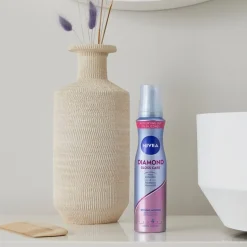 New Nivea Diamond Gloss Care Hold 4 Mousse
