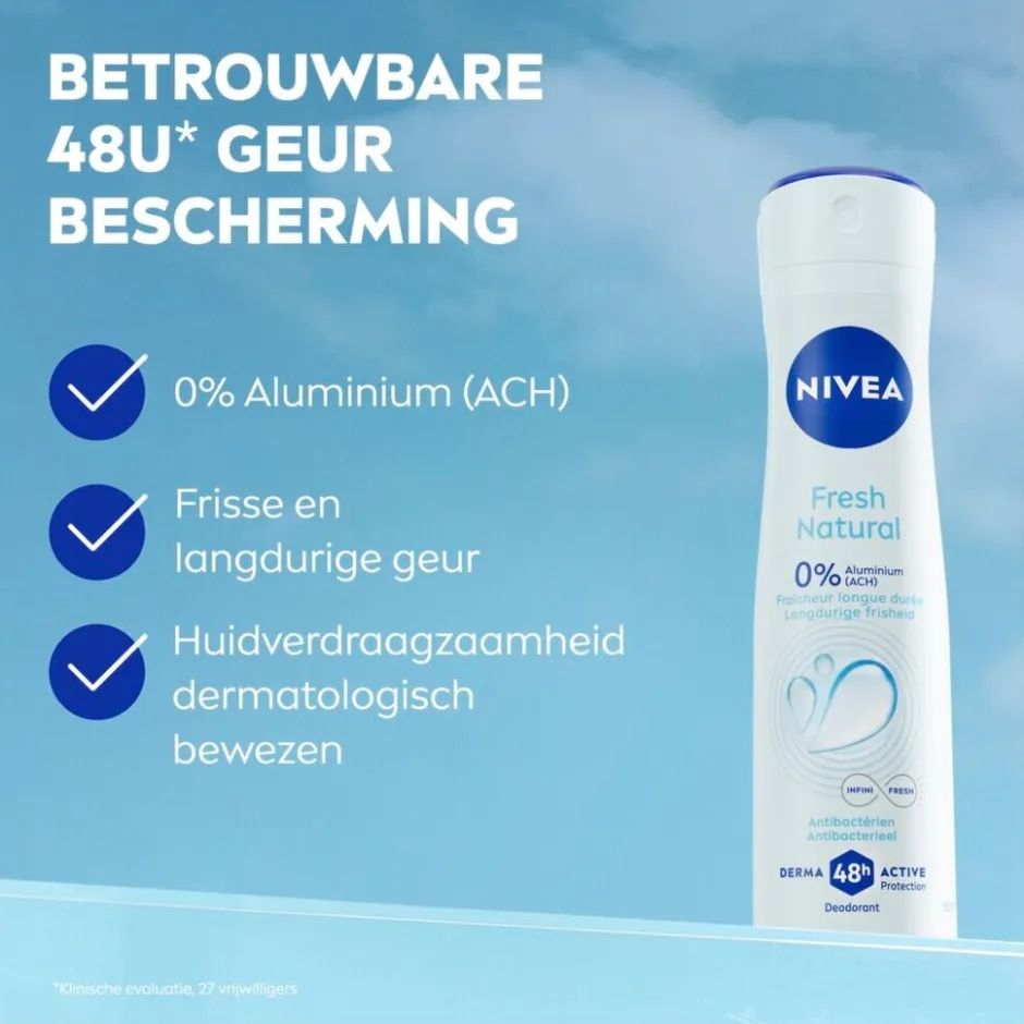 Online Nivea Fresh Natural Deodorant Spray