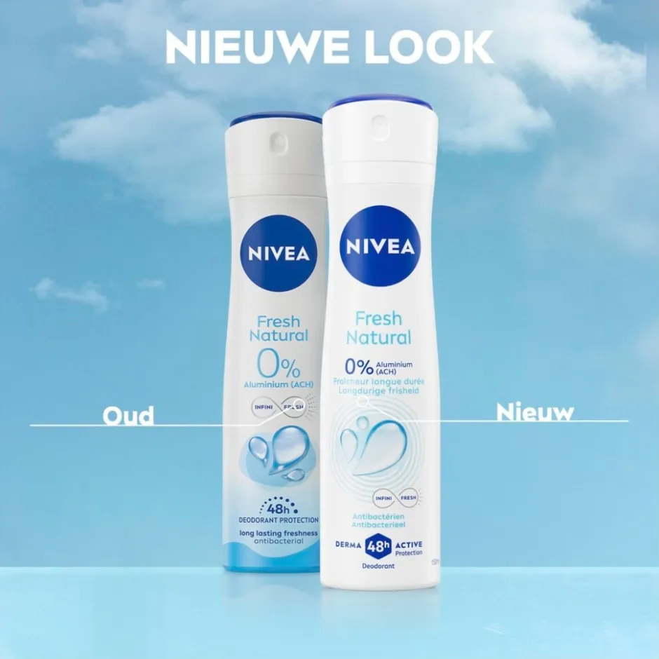 Online Nivea Fresh Natural Deodorant Spray