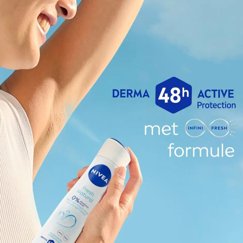 Hot Nivea Fresh Natural Deodorant Spray