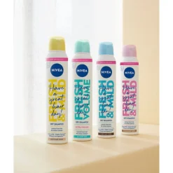 Hot Nivea Fresh Revive 3-in-1 Droogshampoo voor Donkerblond Haar