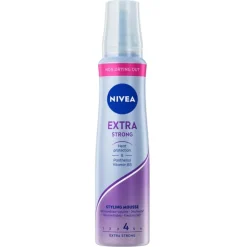 New Nivea Hold 4 Extra Strong Styling Mousse