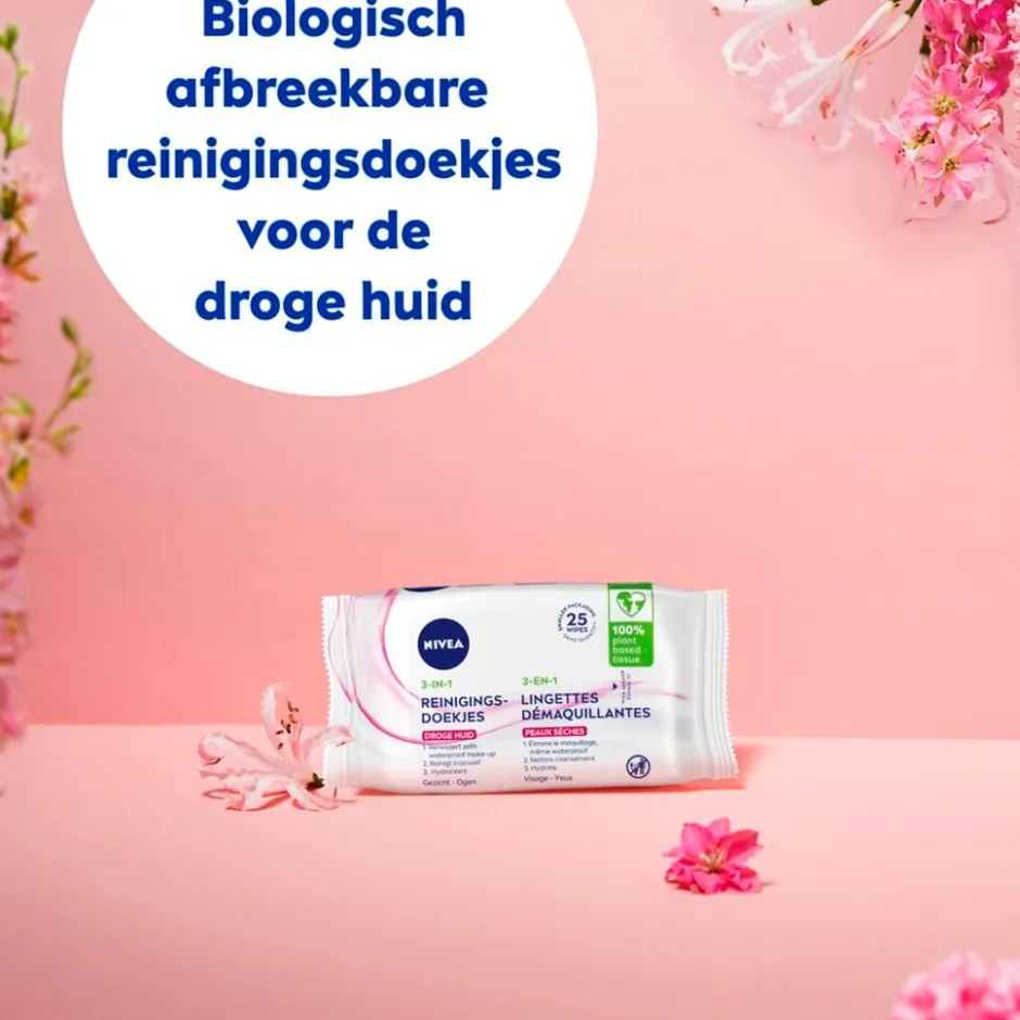 Sale Nivea Skincare NIVEA 3-In-1 Verzachtende Reinigingsdoekjes