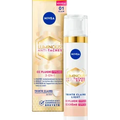 Discount Nivea Skincare NIVEA Luminous630 Anti-spot SPF30 01 Light 3-in-1 CC Crème