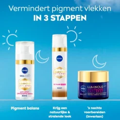 Best Nivea Skincare NIVEA Luminous630 Anti-spot SPF30 03 Dark 3-in-1 CC Crème