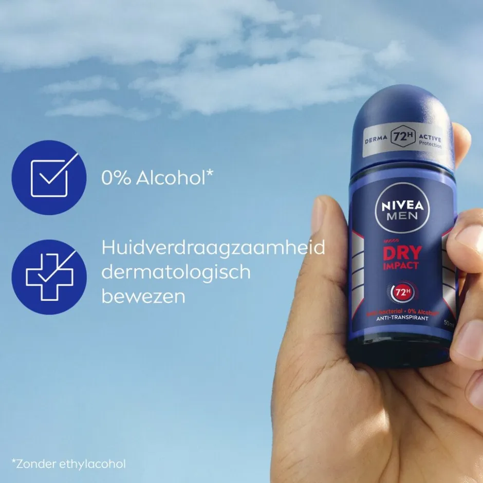 Clearance Nivea Men Dry Impact Antitranspirant Roller