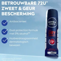 Online Nivea Men Dry Impact Antitranspirant Spray