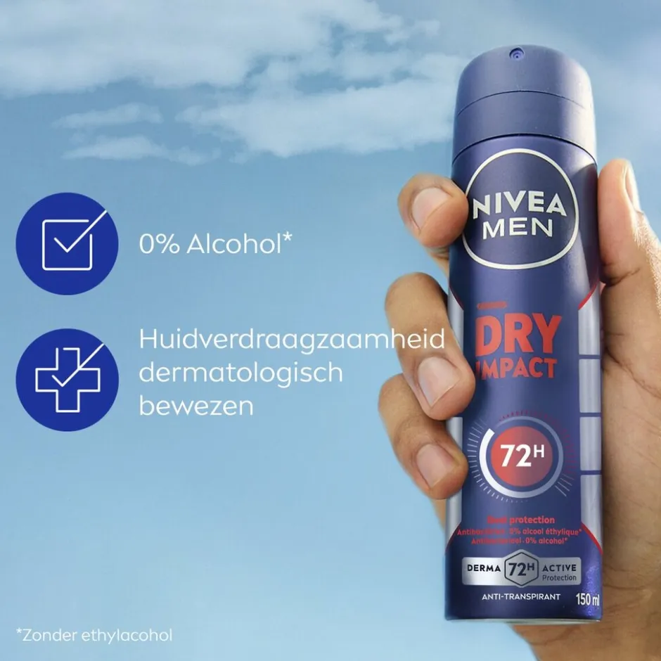 Online Nivea Men Dry Impact Antitranspirant Spray
