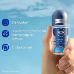 Hot Nivea Men Fresh Active Antitranspirant Roller