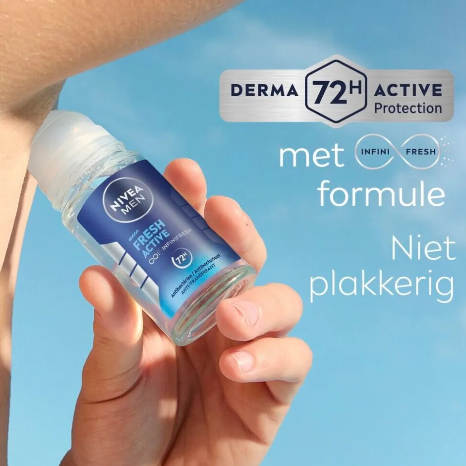 Hot Nivea Men Fresh Active Antitranspirant Roller
