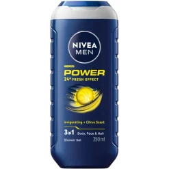 Outlet Nivea Men Power 24H Fresh Effect 3-in-1 Douchegel