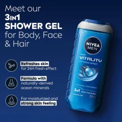 Best Nivea Men Vitality 3-in-1 Douchegel