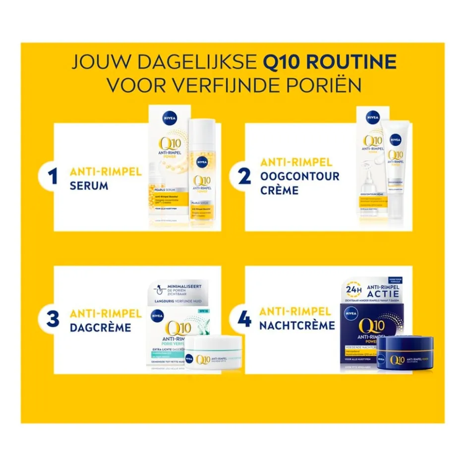 New Nivea Skincare NIVEA Q10 Power Anti-Rimpel Porie Verfijnende Extra Lichte Dagcrème