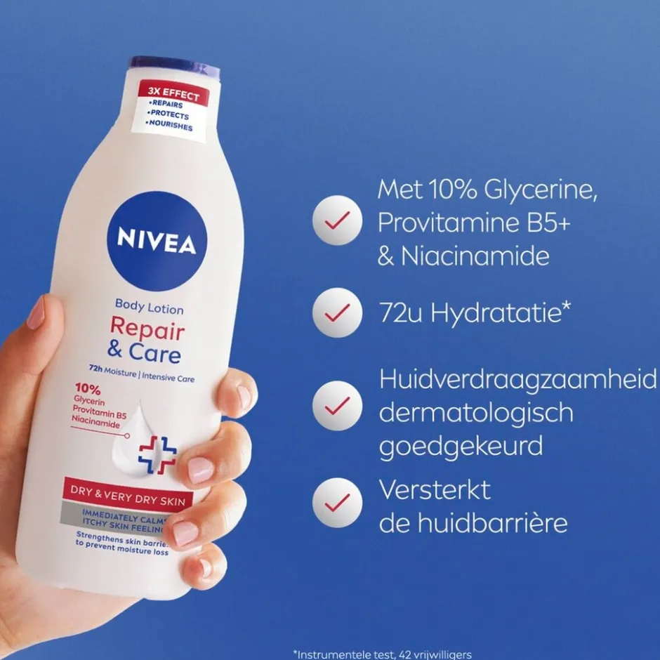 Clearance Nivea Repair & Care Bodylotion