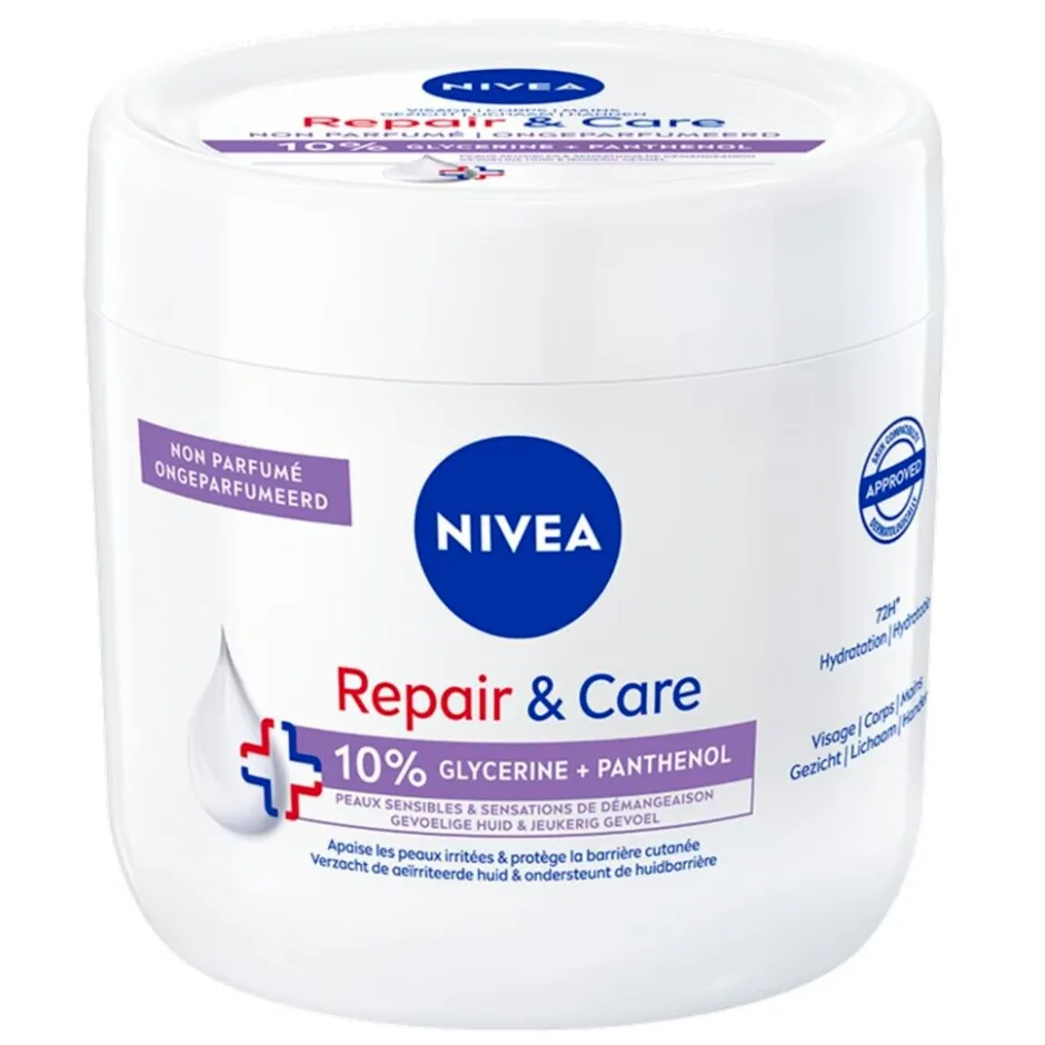 Sale Nivea Repair & Care Fragrance Free Bodycrème