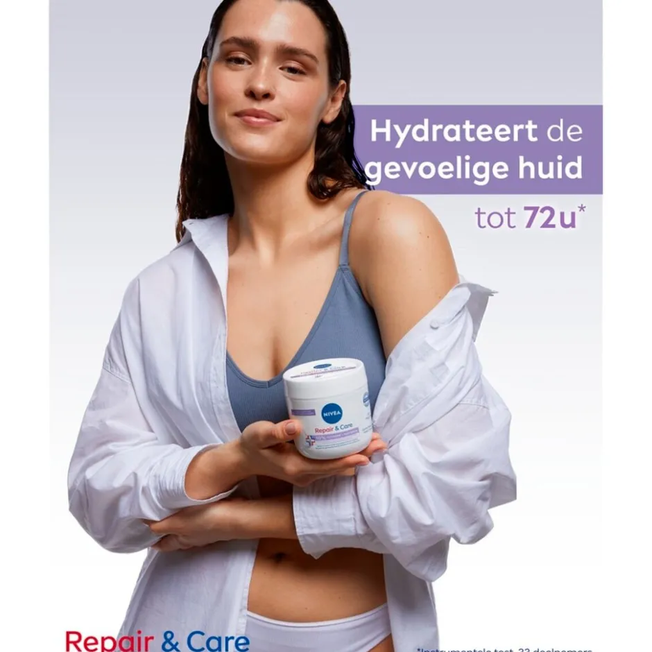 Sale Nivea Repair & Care Fragrance Free Bodycrème