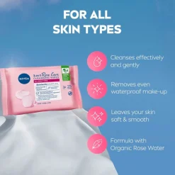 Hot Nivea Skincare NIVEA Rose Care Micellair Reinigingsdoekjes
