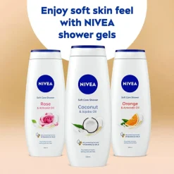 Hot Nivea Soft Care Coconut & Jojoba Oil Showergel