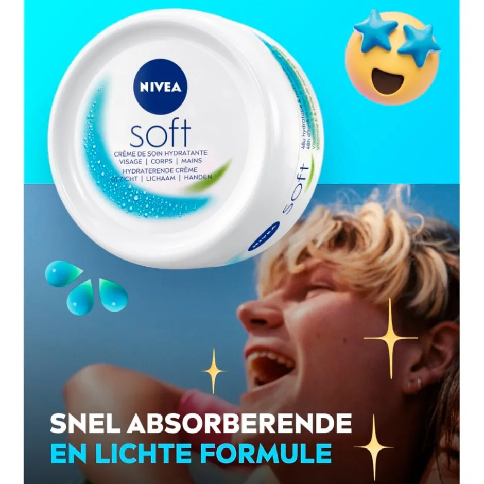 New Nivea Soft Hydraterende Crème