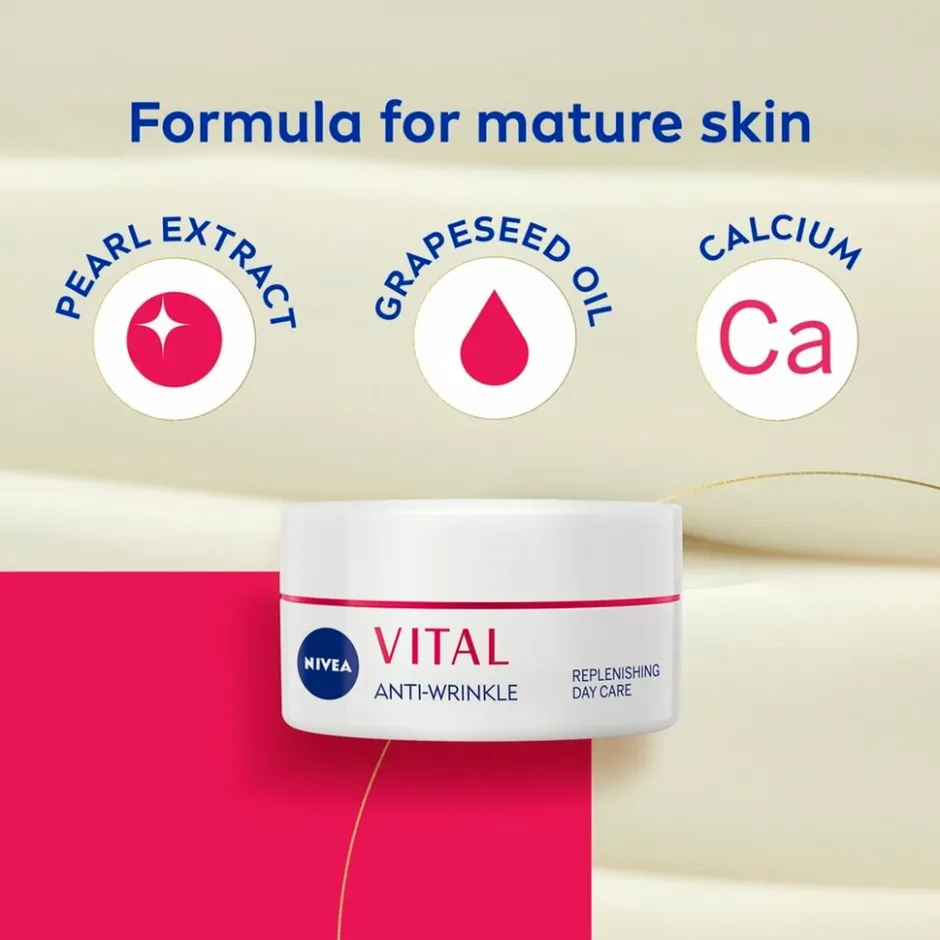 Online Nivea Skincare NIVEA Vital Anti-Rimpel 65+ Versterkende Dagcrème