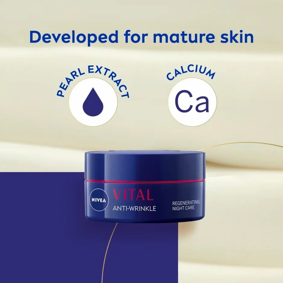 Outlet Nivea Skincare NIVEA Vital Anti-Rimpel Herstellende Nachtcrème