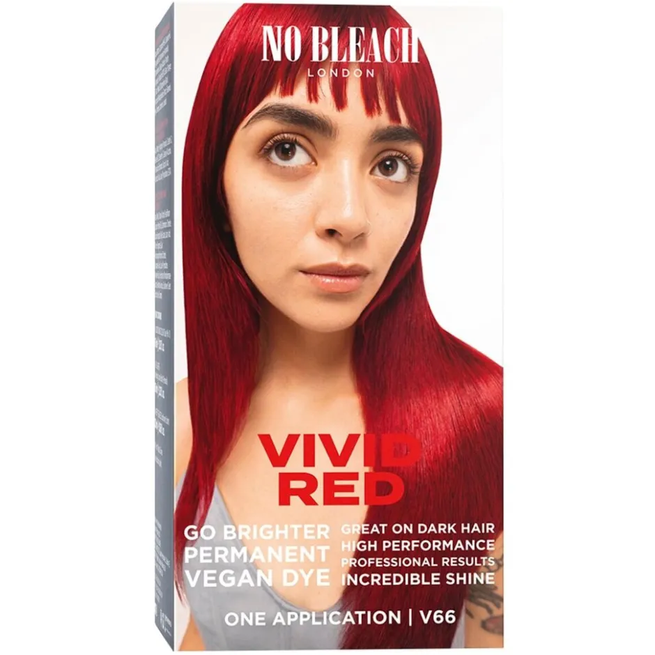 Hot BLEACH LONDON No Vivid Red Permanent Vegan Dye Kit