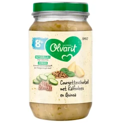 Hot Olvarit Nutricia 8M+ Courgetteschotel met Kalfsvlees