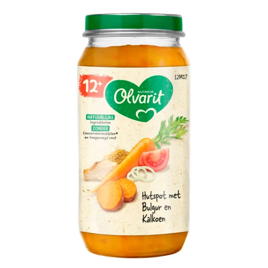 Olvarit Nutricia 12+M Hutspot met Bulgur en Kalkoen