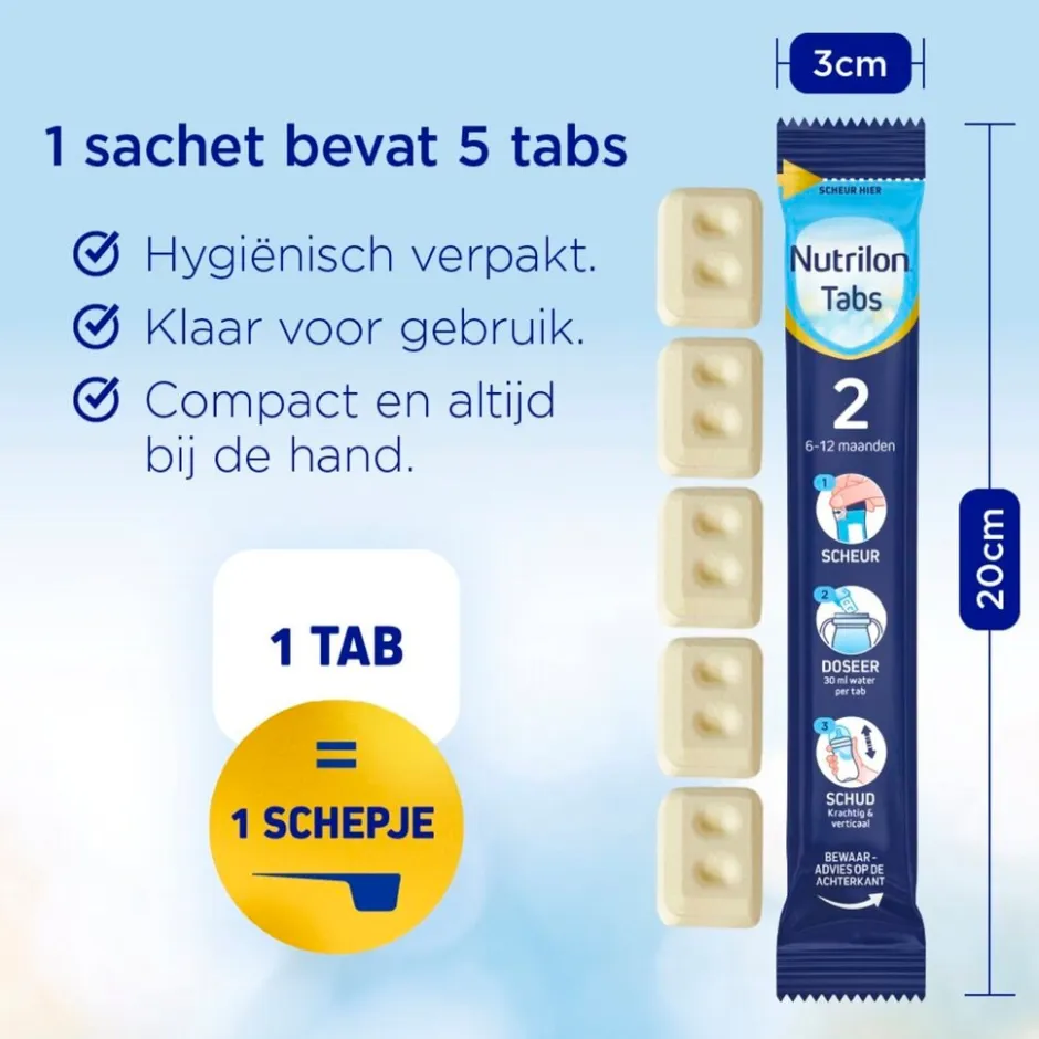 Online Nutrilon 2 Baby Opvolgmelk 6-12M Tabs