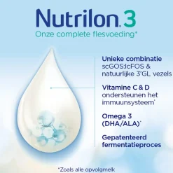 New Nutrilon 3 Opvolgmelk Baby Flesvoeding 10-12 maanden