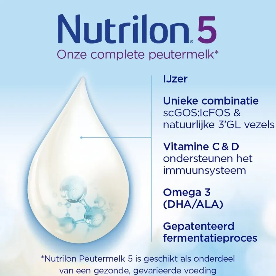 Sale Nutrilon 5 Peutermelk Flesvoeding Vanaf 2 tot 3 Jaar